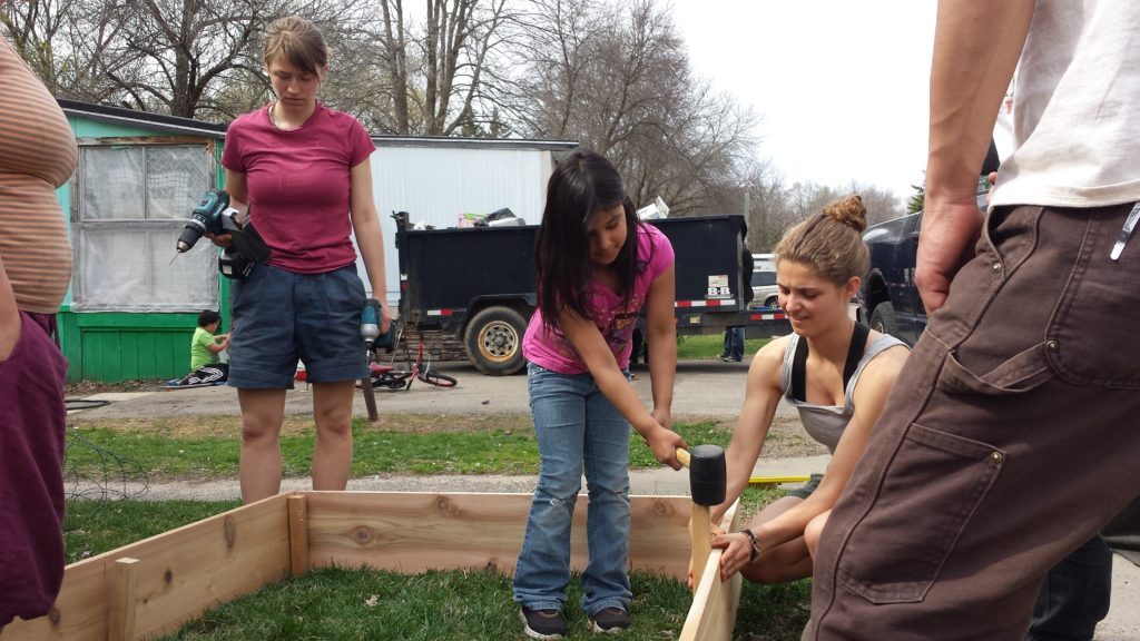 Northfield Earth Day garden